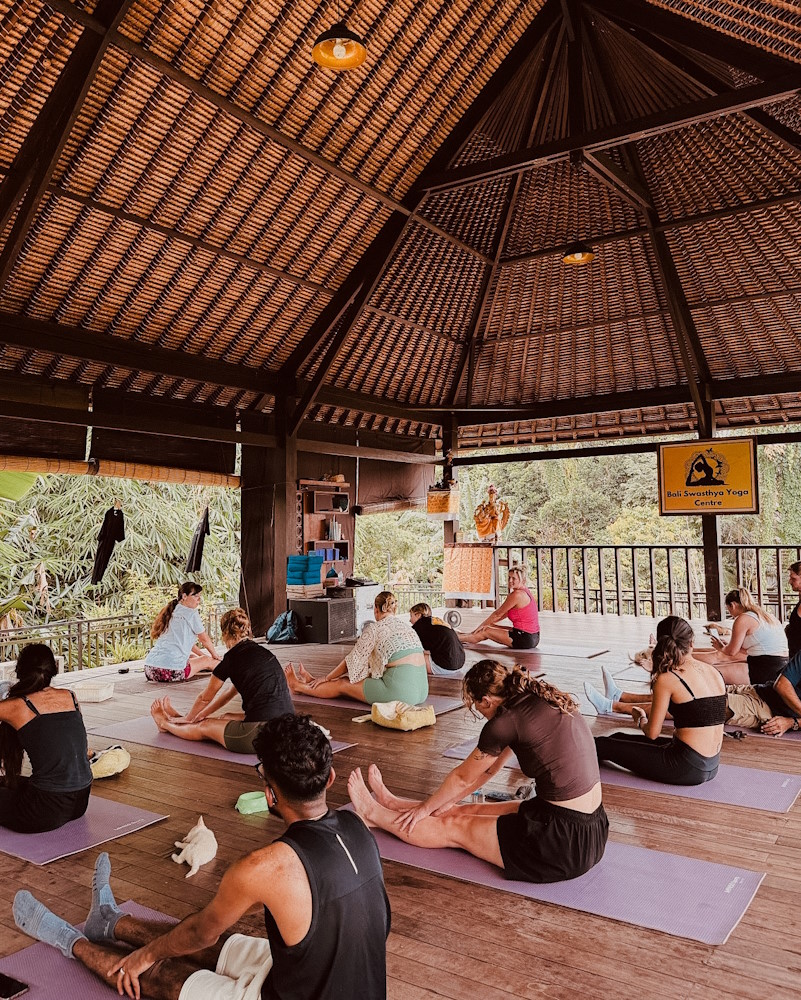 Лучшии студии йоги на Бали на карте острова